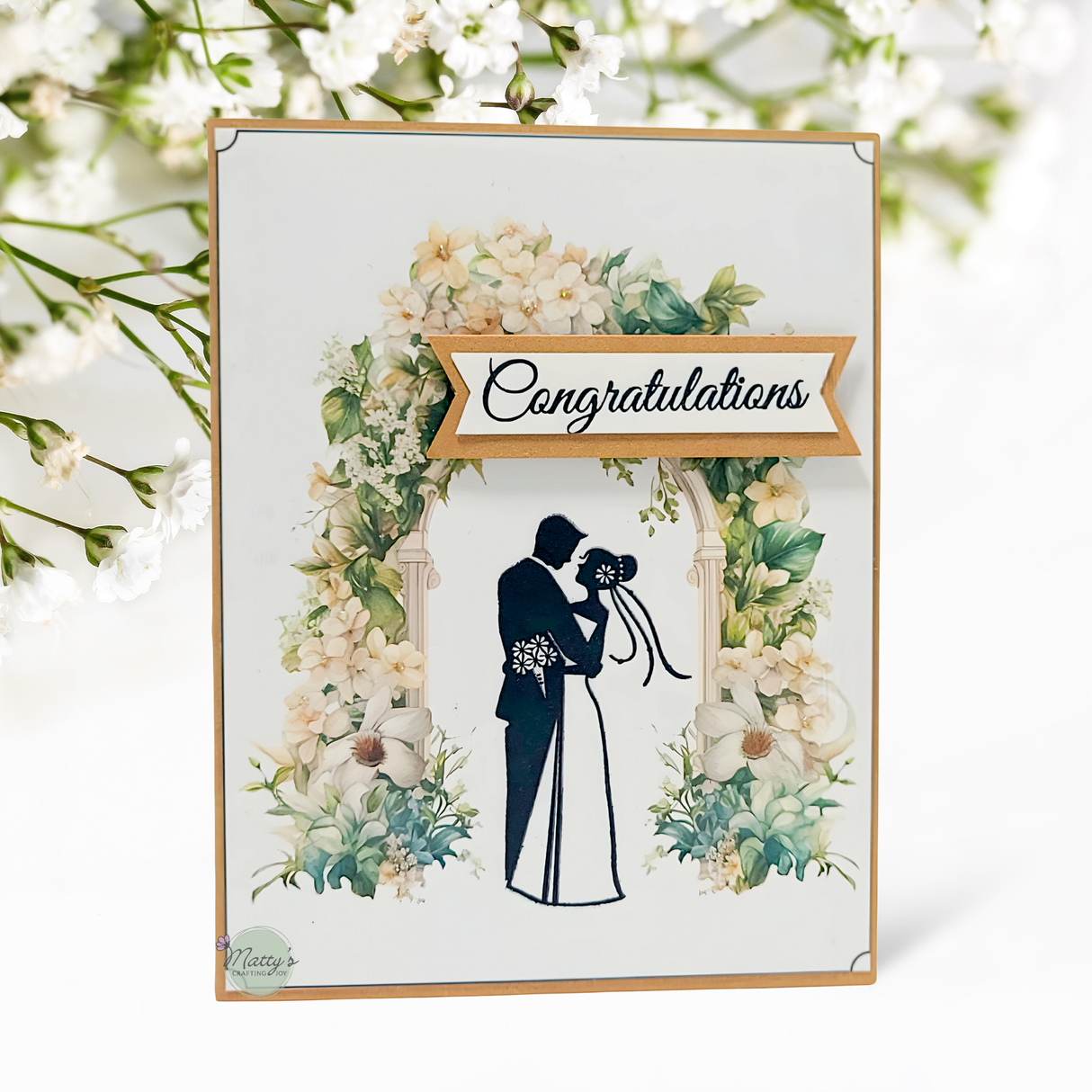 Wedding Florals Scrapbook Paper Pad