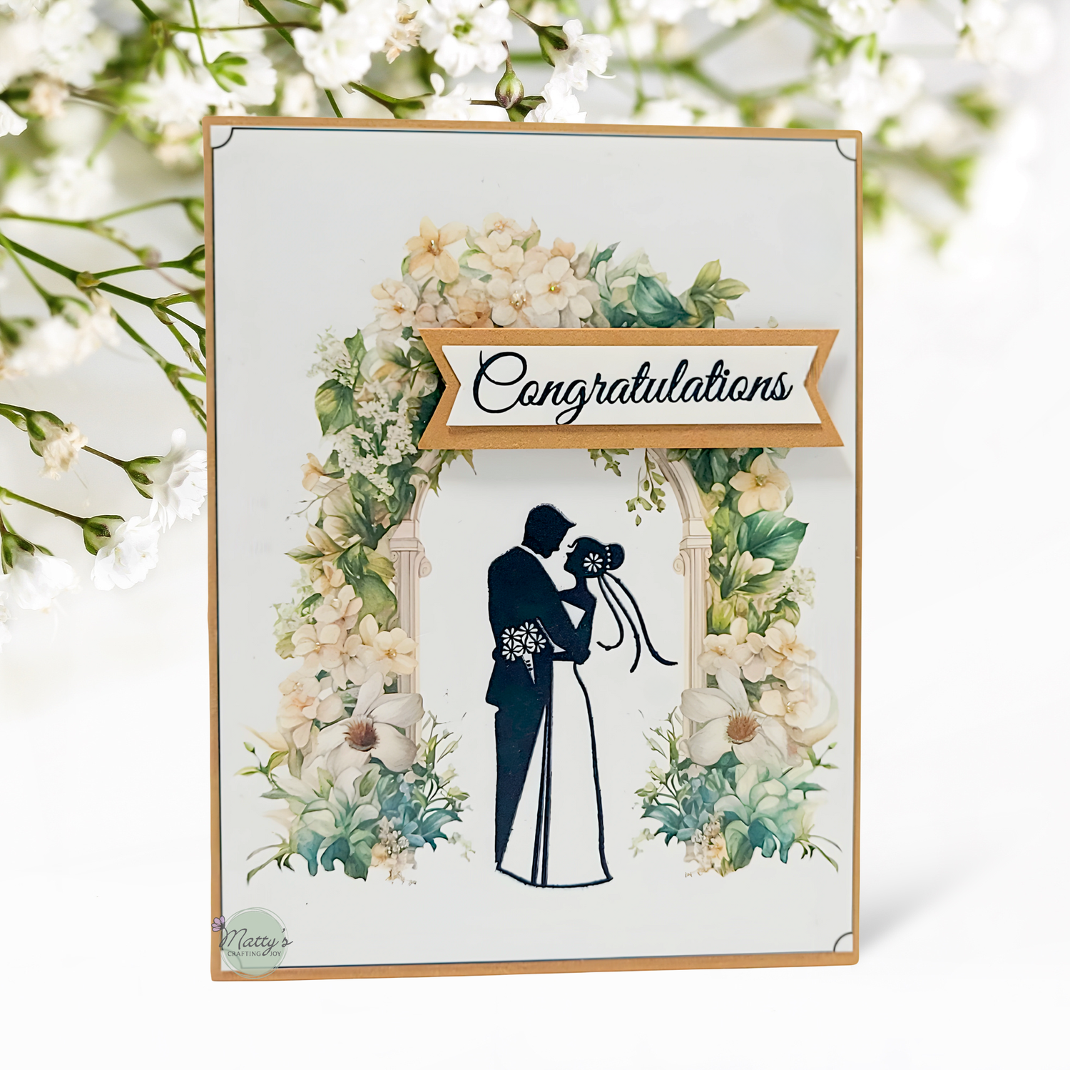 Wedding Florals Scrapbook Paper Pad