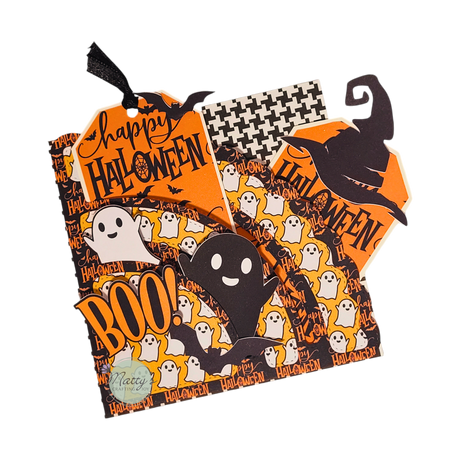 Halloween spooky pocket card