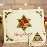 Christmas dies for card making 2025, scrapbooking die cuts, scrapbooking dies, Christmas die cuts, interactive dies, pop up dies, star dies, stitched die cuts, Christmas cards 