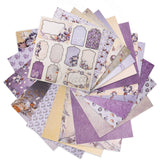 Lavender Bliss cardstock paper pad, patterned paper, heavyweight cardstock, designer paper