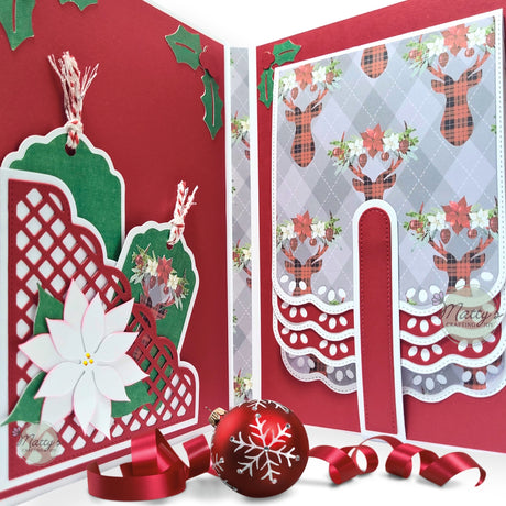 scrapbook die-cuts. die cut, cutting die, scrapbooking, card making, journal dies, journaling, planner dies, DIY albums, card ideas, loaded pockets, nesting dies, stitched dies, scalloped die cuts, Christmas dies, Christmas albums