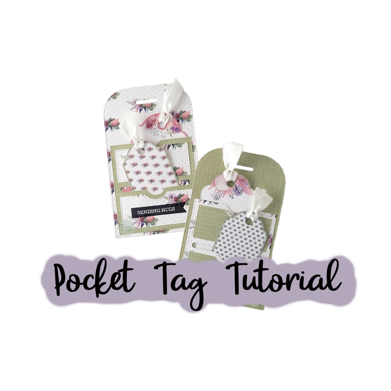 Pocket Tag Die Set Tutorial, cutting dies, pocket dies, tag die cuts