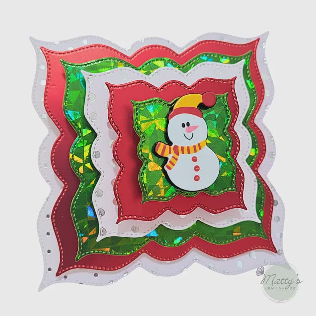 Christmas cards, Christmas ornaments, pop up card, nesting dies, Christmas dies, nested dies, square die cuts, stitched dies, scrapbooking, card making