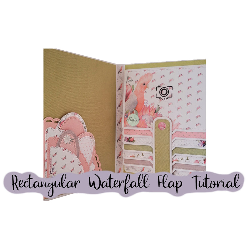 Rectangular Waterfall Flap Die Set Video Tutorial