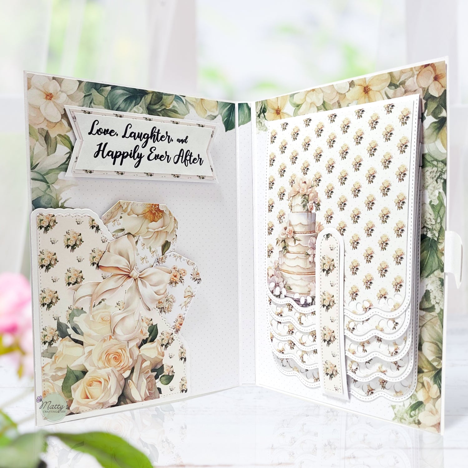 Wedding Florals Scrapbook Paper Pad